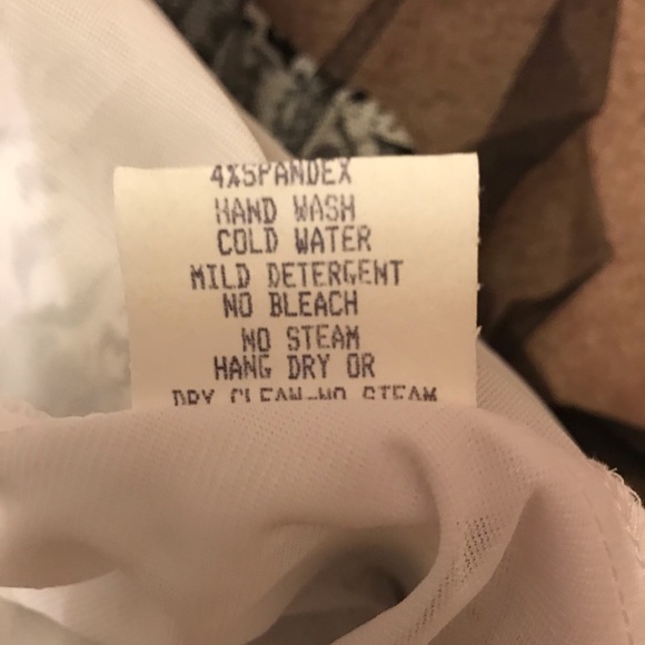 Strapless cotton black white print tulle petticoat - Picture 11 of 11